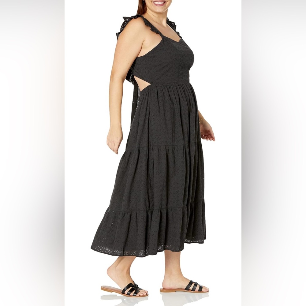 The Drop Women's Tulsi Ruffle-Sleeve Eyelet Maxi Dress 2XL- NWOT - Picture 7 of 13
